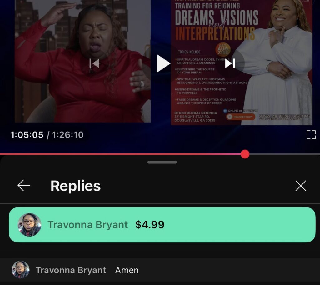 Ah broke. But ah strong, strong, strong...